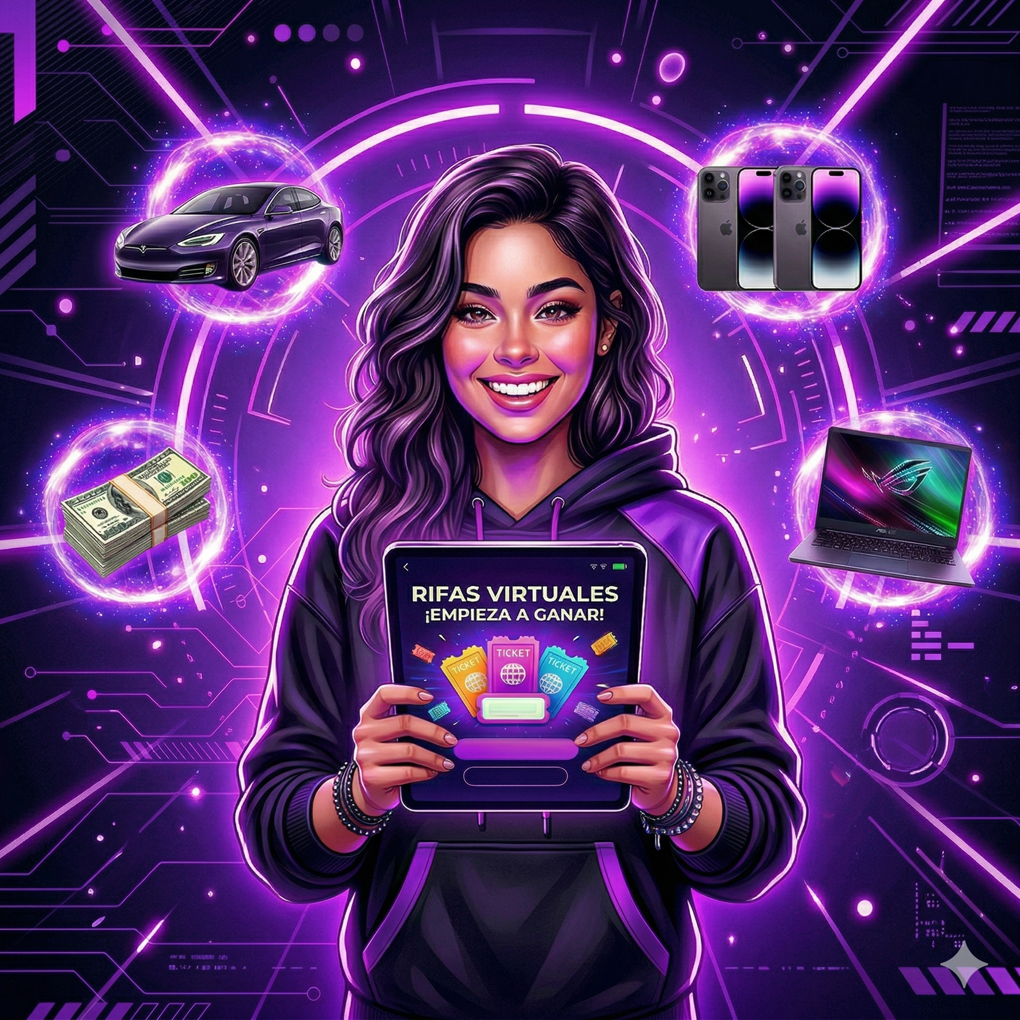 Sorteos Flash Elite Interface